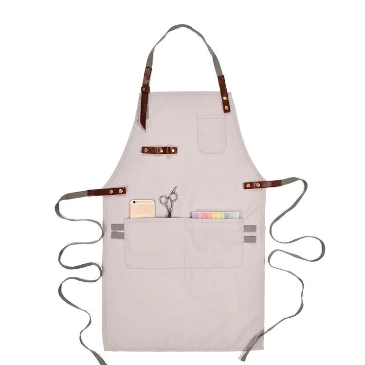 Koreaanse Mode Canvas Barista Schort Taart Kapper Chinese Voedsel Dezelfde Stijl Werkkleding