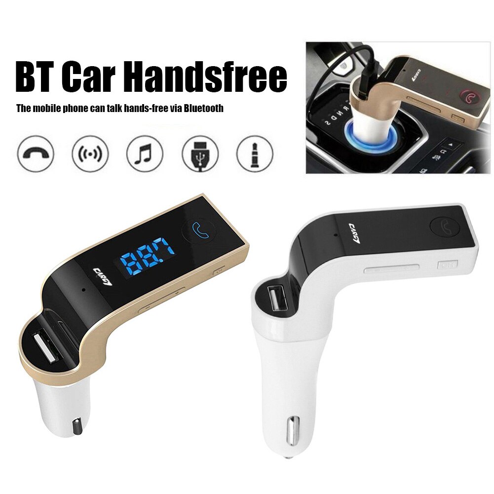 Car FM Transmitter Hands Free Wireless Bluetooth-compatible FM Transmitter for Car FM Radio Adapter Hands Free MP3 Player