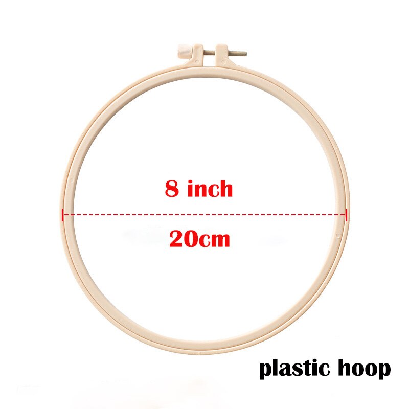 DIY Starter Embroidery Kit with Hoop Flower Cross Stitch Set Needlework Sewing Art Handmade Craft Home Decor Decor