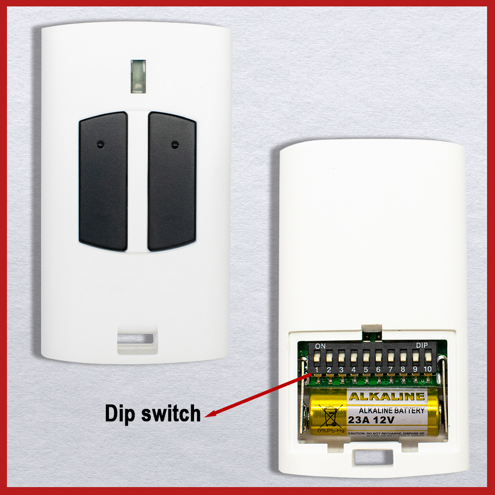 BENINCA TO. GO 2WP 4WP Télécommande de porte de garage 433MHz Émetteur portable à code fixe