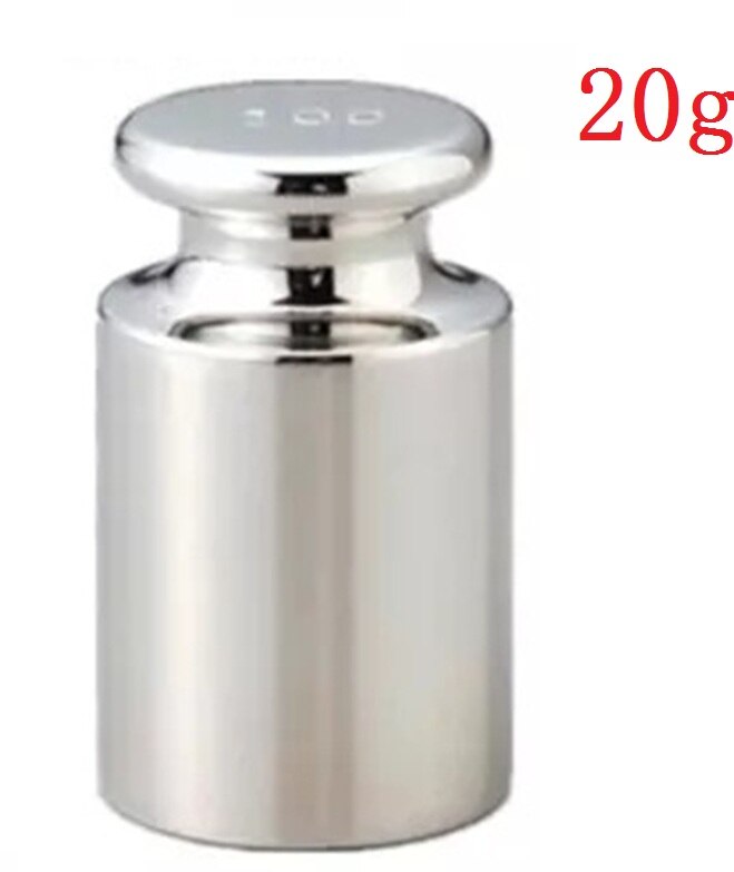 Mini báscula Digital de bolsillo para joyas de plata de ley y oro, balanza de 100g, 200g, 300g, 500g, 0,01g, balanza de básculas electrónicas en gramos: 20g Standard weight