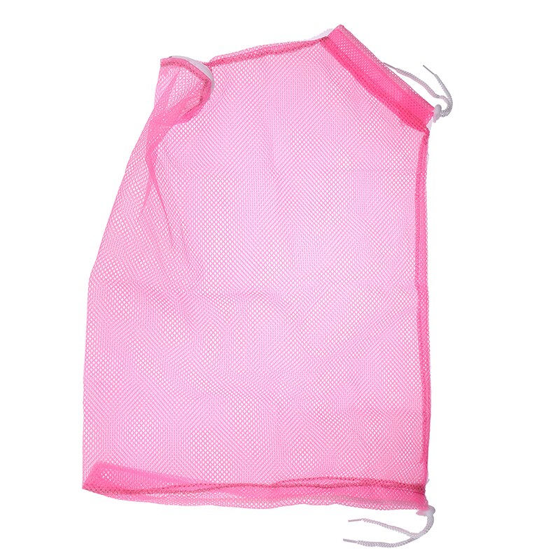 Kat Grooming Tas Kat Wassen Douche Bag Mesh Kitten Pouch Kitten Grooming Supplies Nail Trimmen Zakken Verstelbare Kat Pouch: Red