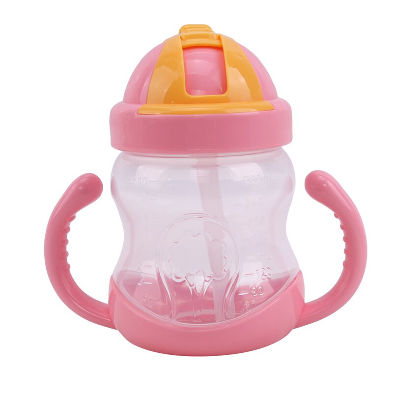 Baby Feeding Bottle Newborns Baby Nursing Bottle Feeding 1 Piece Baby Tritan Water Juice Milk Bottle: Pink