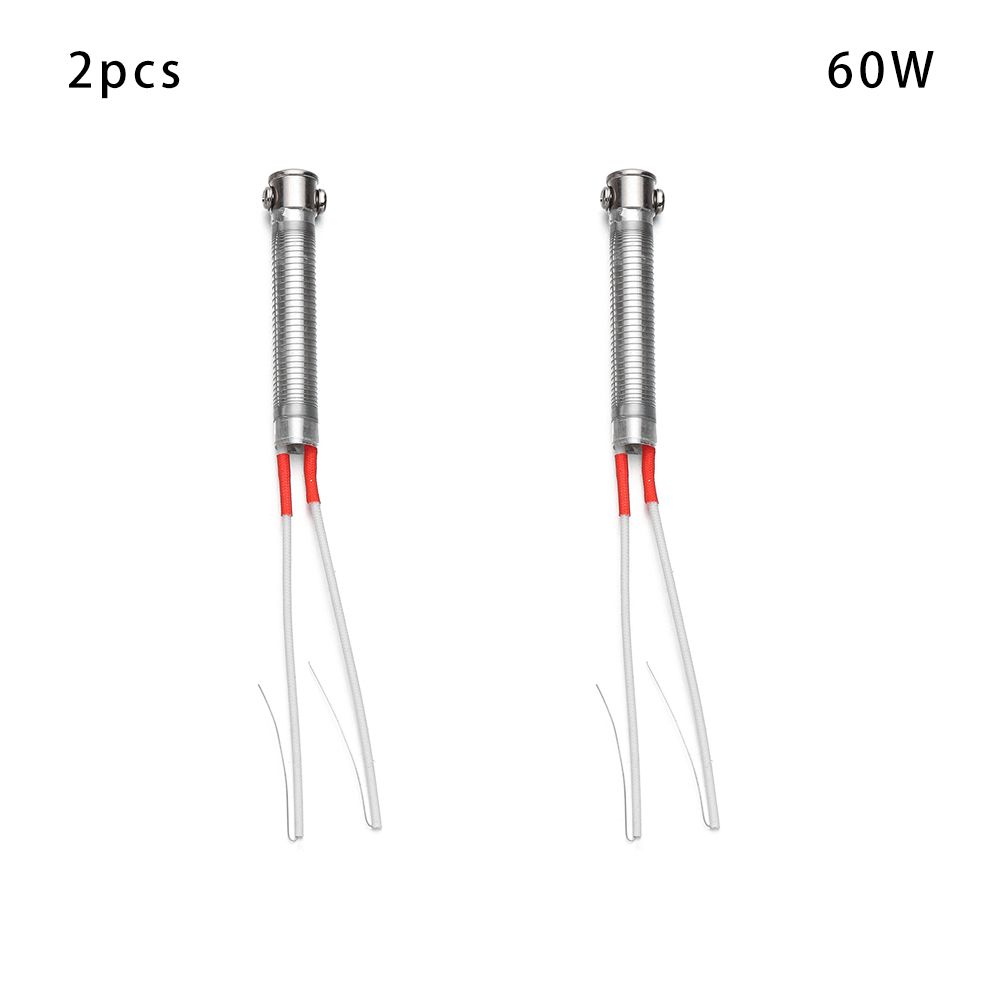 accessory Durable External heat Heating Element Replacement Weld Equipment Soldering Iron Core Welding Tool: 2pcs-60W