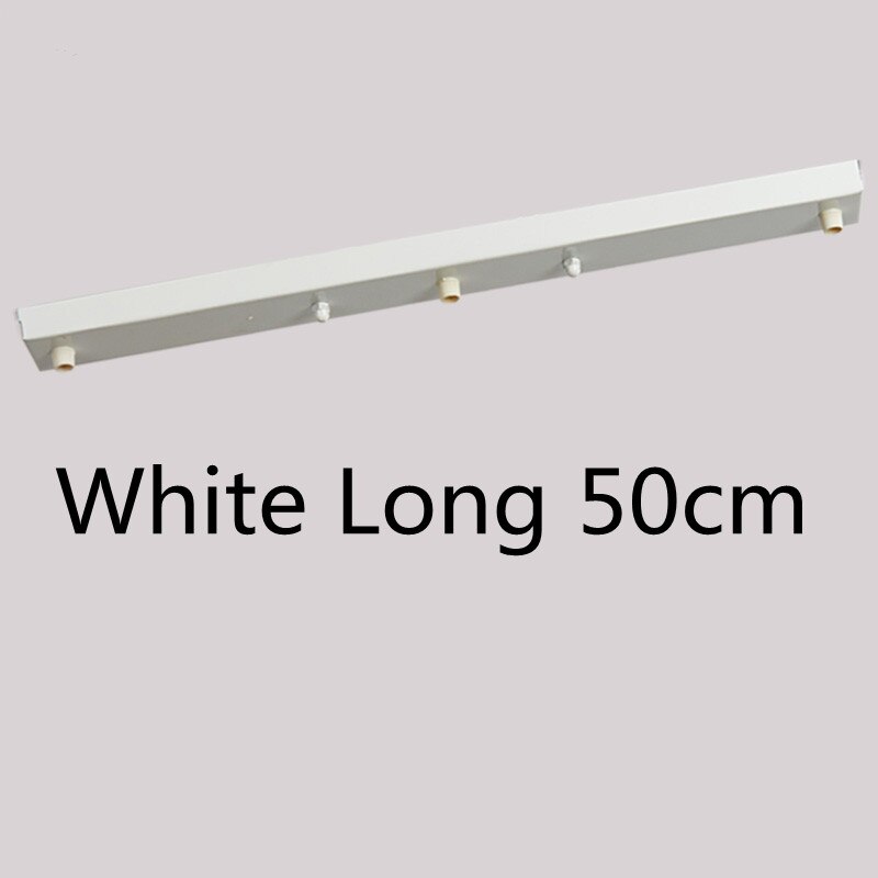 Pendant Lights round Long Ceiling Base Plate dia 30cm/40cm: white long 50cm