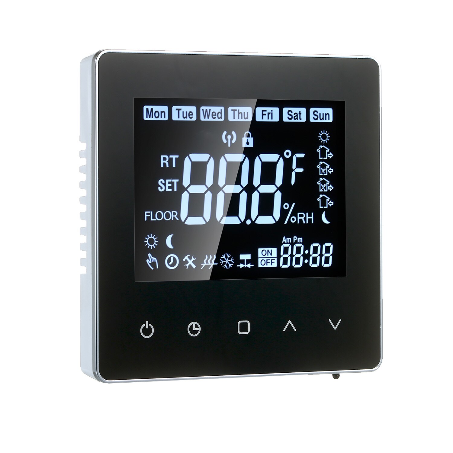 Slimme Thermostaat Lcd Touch-Screen Programmeerbare Thermostaat Met Water Verwarming 3A Digitale Temperatuur Controller Voor Thuis: Without WiFi Functio