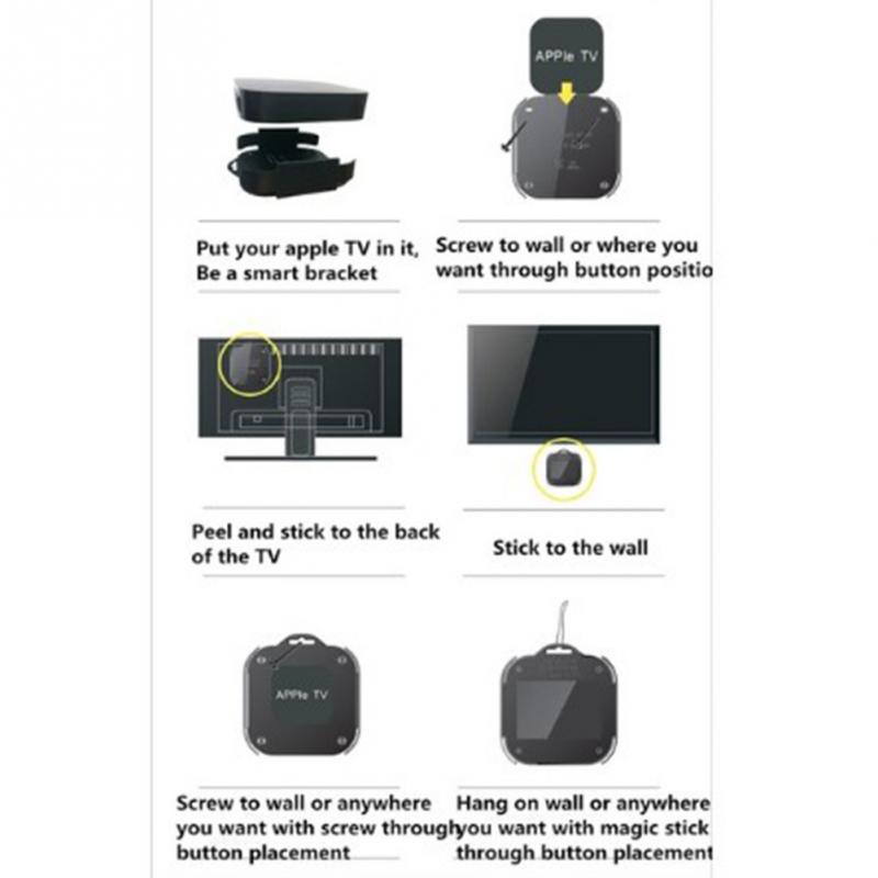 TV Box Wall Holder Shelf TV Brackets TV Box Bracket For TV 2nd 3rd Generation And Air Express