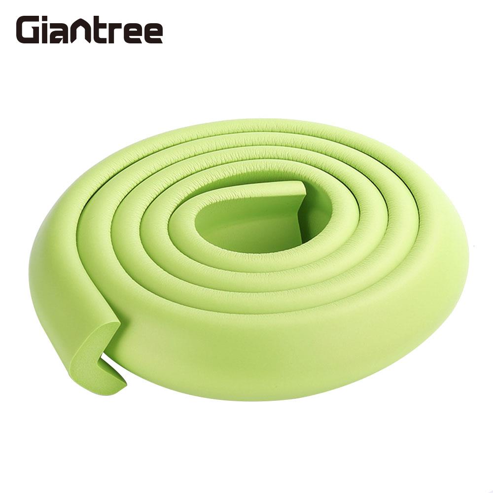 Foam Bumper Natuurlijke Bumper Strip Baby Protector Corner Edge Kussens Home Kinderen Bescherming Collision Kussen Strip: Grass Green