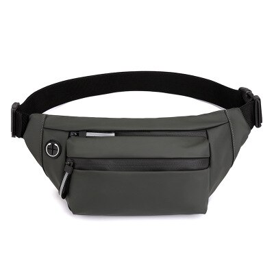 Wasserdicht Frau Taille Tasche Fanny Pack Brust Pack Outdoor Umhängetasche Große Kapazität Unisex Gürtel Taschen Hüfte Taille Packs: Dark Green