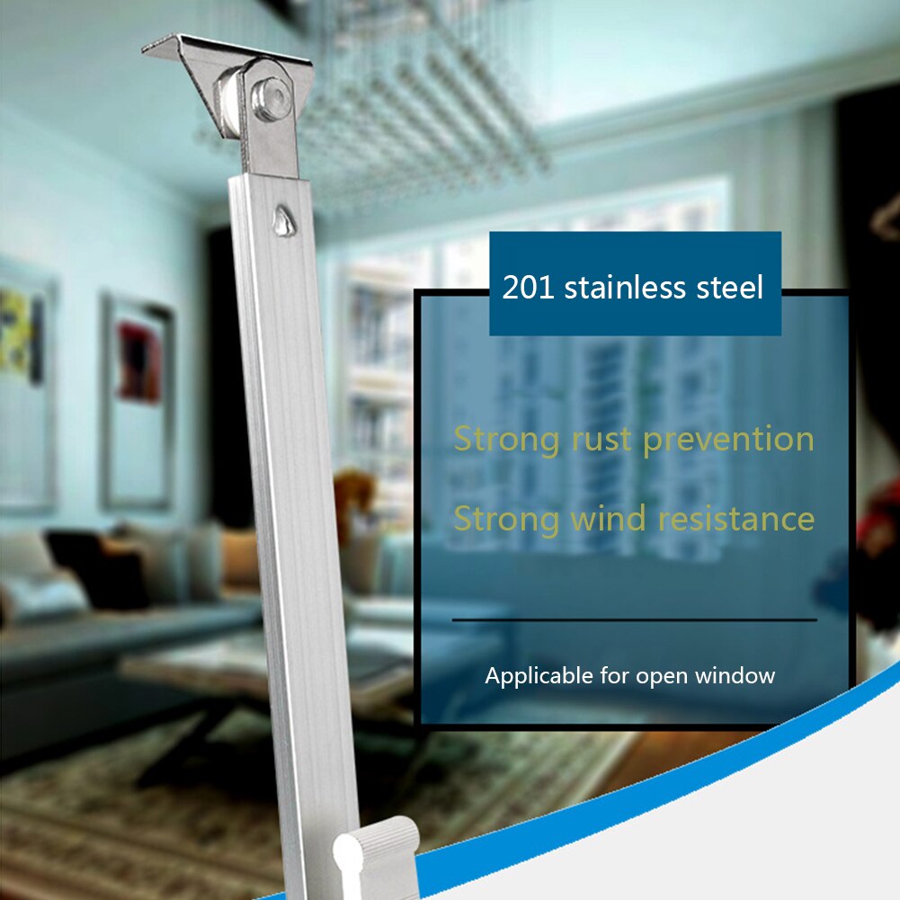 Limiter Security Accessories Stopper Telescopic Window Support Sliding Stainless Steel Wind Brace Gusset Fixed Angle Controller