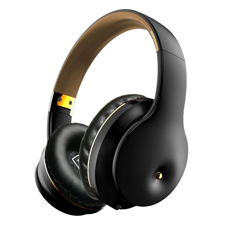 BL-B5 Headset, Een Draagbare Bluetooth Headset Met A2Dp/Avrcp Stereo Voor Luisteren Naar Muziek: Black gold