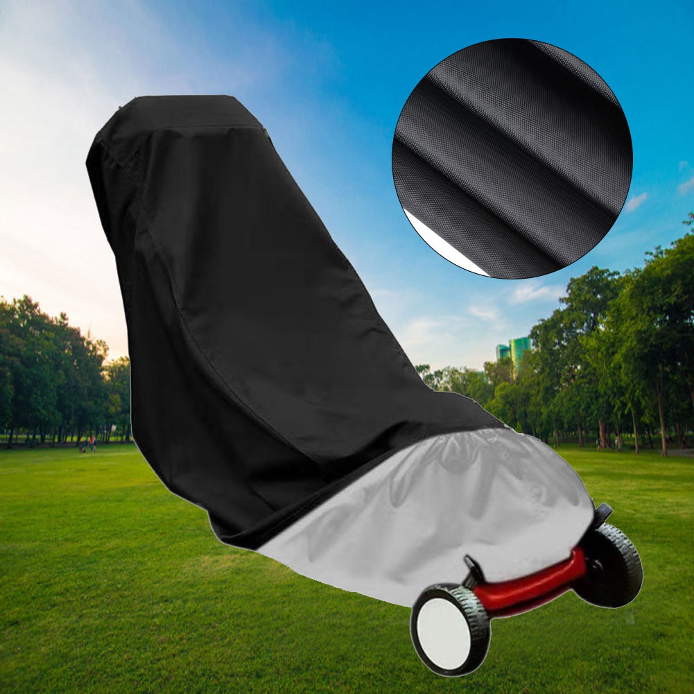 Lawn Mower Cover Waterproof Dust-proof Lawn Mower Cover Storage Bag Garden Store UV Rain Snow Protector