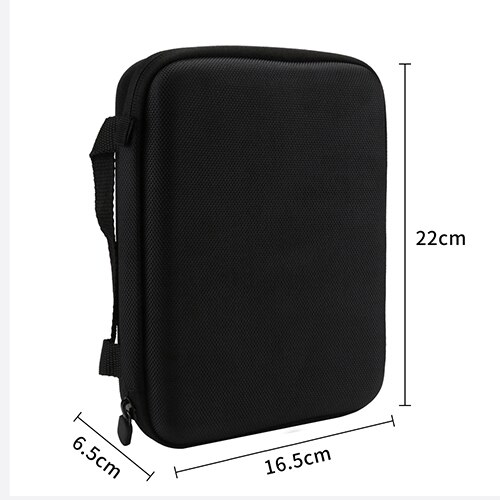 SHOOT Large Protable PU Waterproof Carrying Case for GoPro Hero 7 6 5 4 SJCAM Xiaomi Yi 4k 2 Eken h9 Camera Box Go Pro Accessory: Middle Box