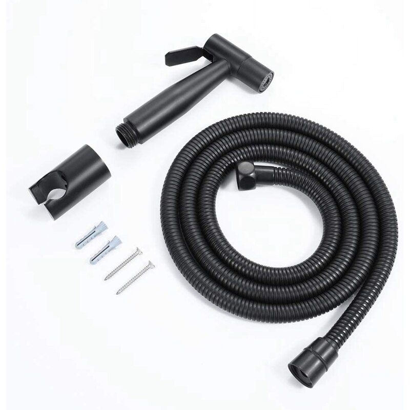Bidet Sproeier Voor Wc Zwarte Wc Handheld Bidet Sproeier Zelfreinigende Handheld Bidet Sproeier Kit Met Sproeier Slang