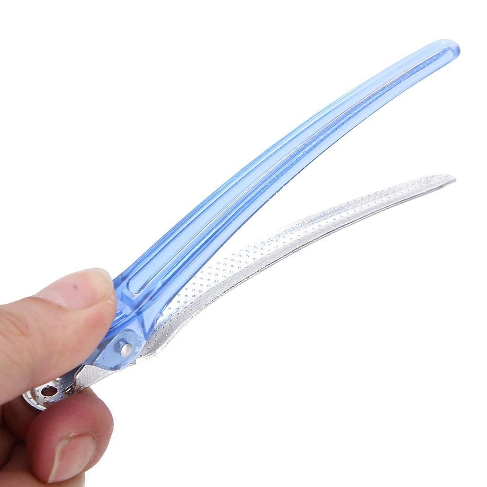 Juego de 10 Uds de pinzas para el pelo de peluquero, pinzas de plástico para salón de peluquería, herramientas profesionales para seccionar el cabello, accesorios de estilismo ﻿