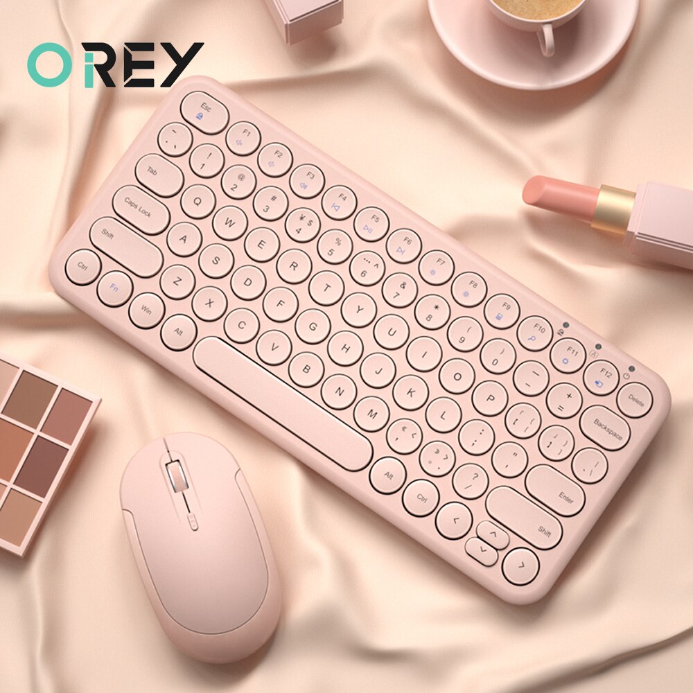 Slient Wireless Keyboard Mouse Combo For Macbook Pro Portable Gaming Keyboard Mouse Set For PC Gamer Computer Laptop Keyboard