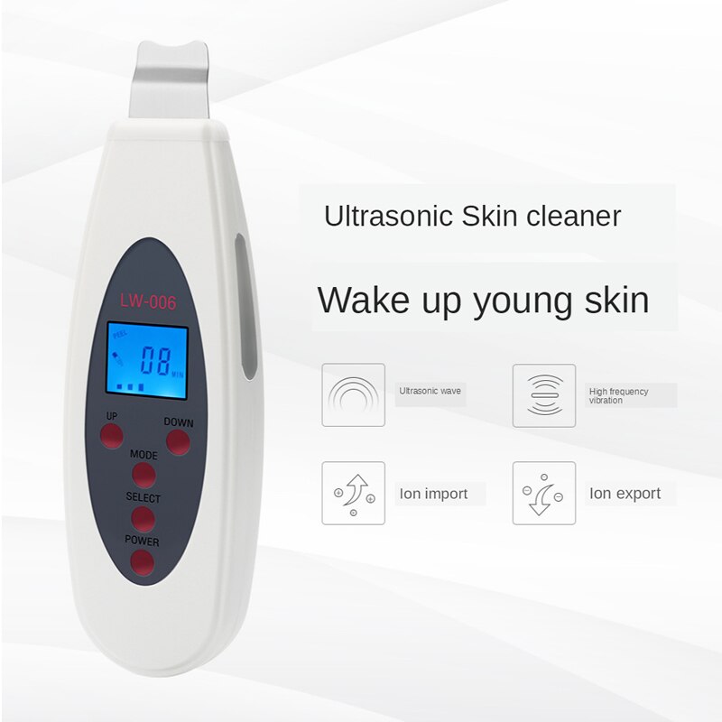 Ultralyd peeling maskine til at fjerne cutin og hudorme pore dybderensende instrument ultralyd peeling kniv skønhedsinstrument