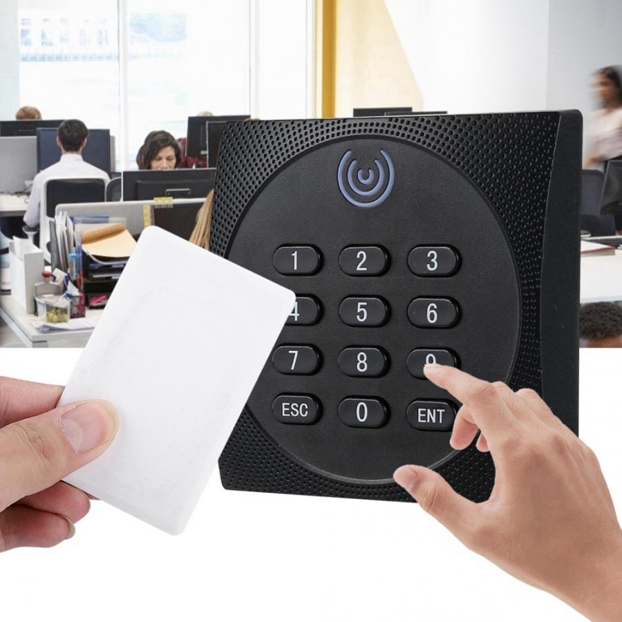 125 khz  wg26 rfid tilgangskontroll kortleser vanntett id passord tastatur tilgangskontrollsystem
