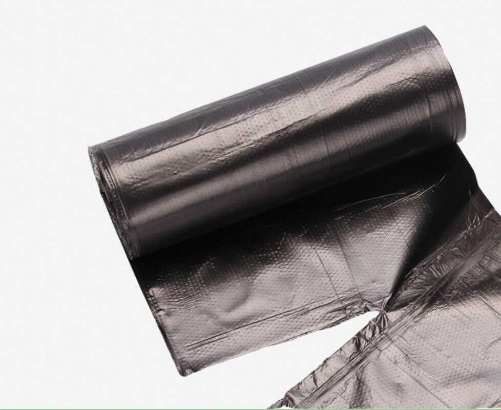 1 Roll Garbage Bags Single Color Thick Convenient Environmental Cleaning Waste Bag Plastic Trash Bags: Default Title