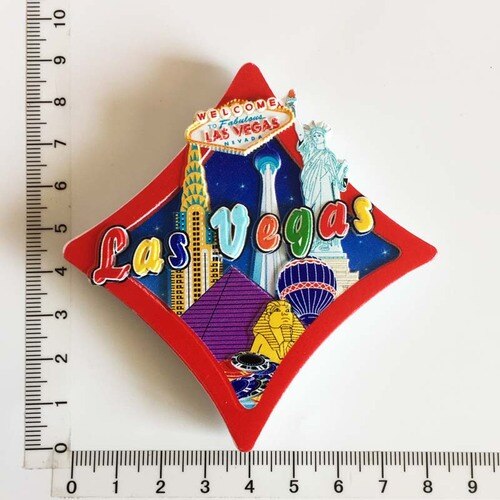 Alaska Fridge Magnets Souvenir Las Vegas Hawaii Chicago USA Tourist Refrigerator Stickers Kitchen Decor Resin Crafts Ideas: 2