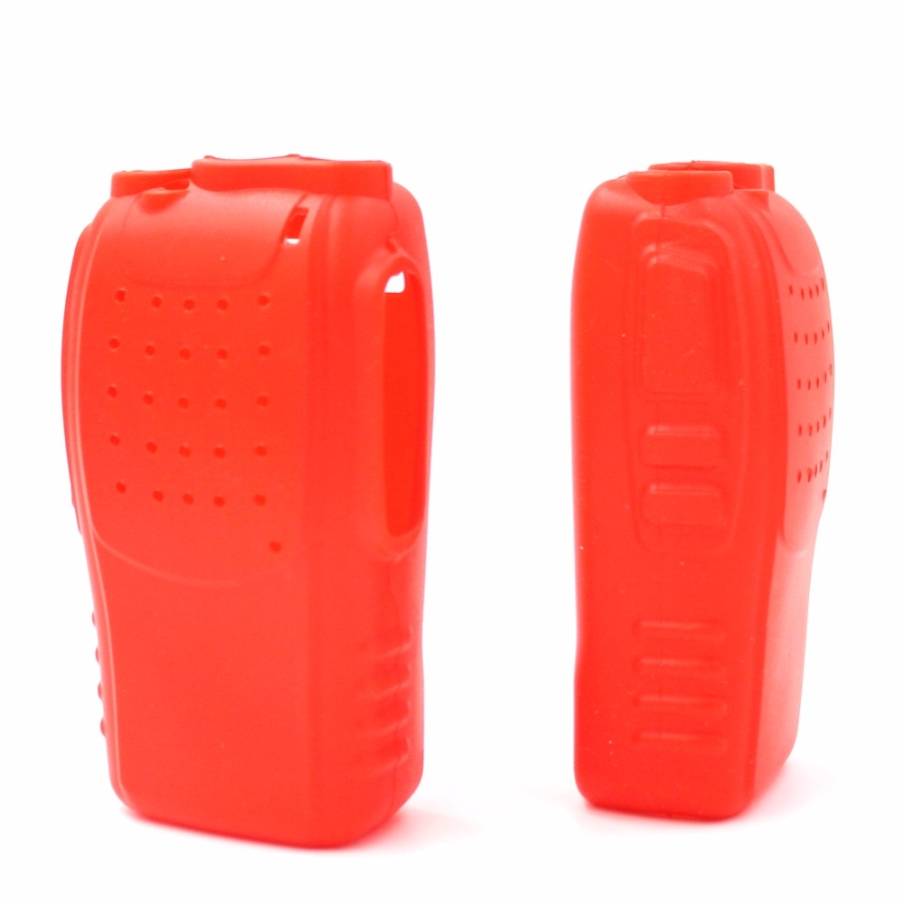 2 STUKS Radio Silicon Soft Case Cover Voor Walkie Talkie Baofeng BF-888S 777 S 666 S Draagbare Radio
