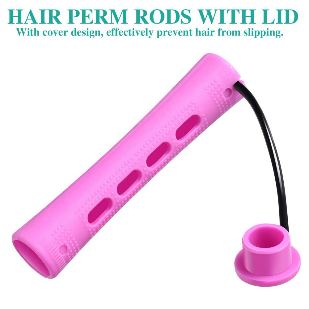 Perm Rods Set Hair Rollers Curlers 40/80piece Hair Cold Wave Rods Hair Curler for Women Long Short HAIR HAIR BEAUTI MAKEUP TOOL