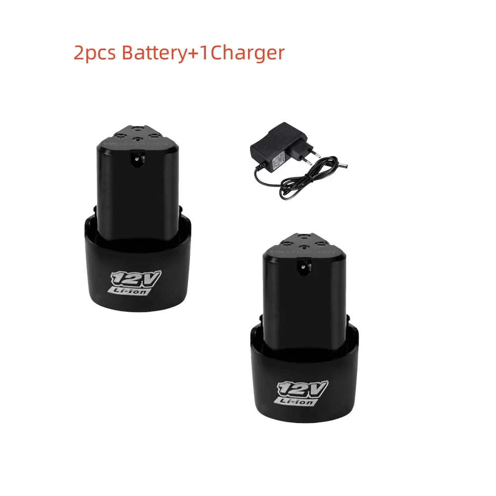 12V 1500mAh Battery Rechargeable Lithium-Ion for Electric Screwdriver Electric Drill Mini Angle Grinder Tool: green