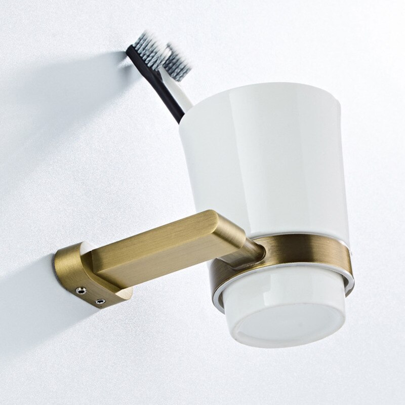 Porte-gobelet de brosse à dents, porte-gobelet mural, accessoires de salle de bains, matériel de salle de bains