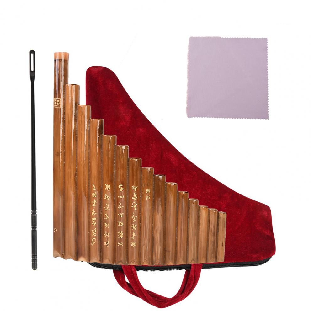 Pan Fluit Correct Tuned Linker Te Leren 15 Buizen Chinese Traditionele Muziekinstrument Pan Leidingen Voor Musical