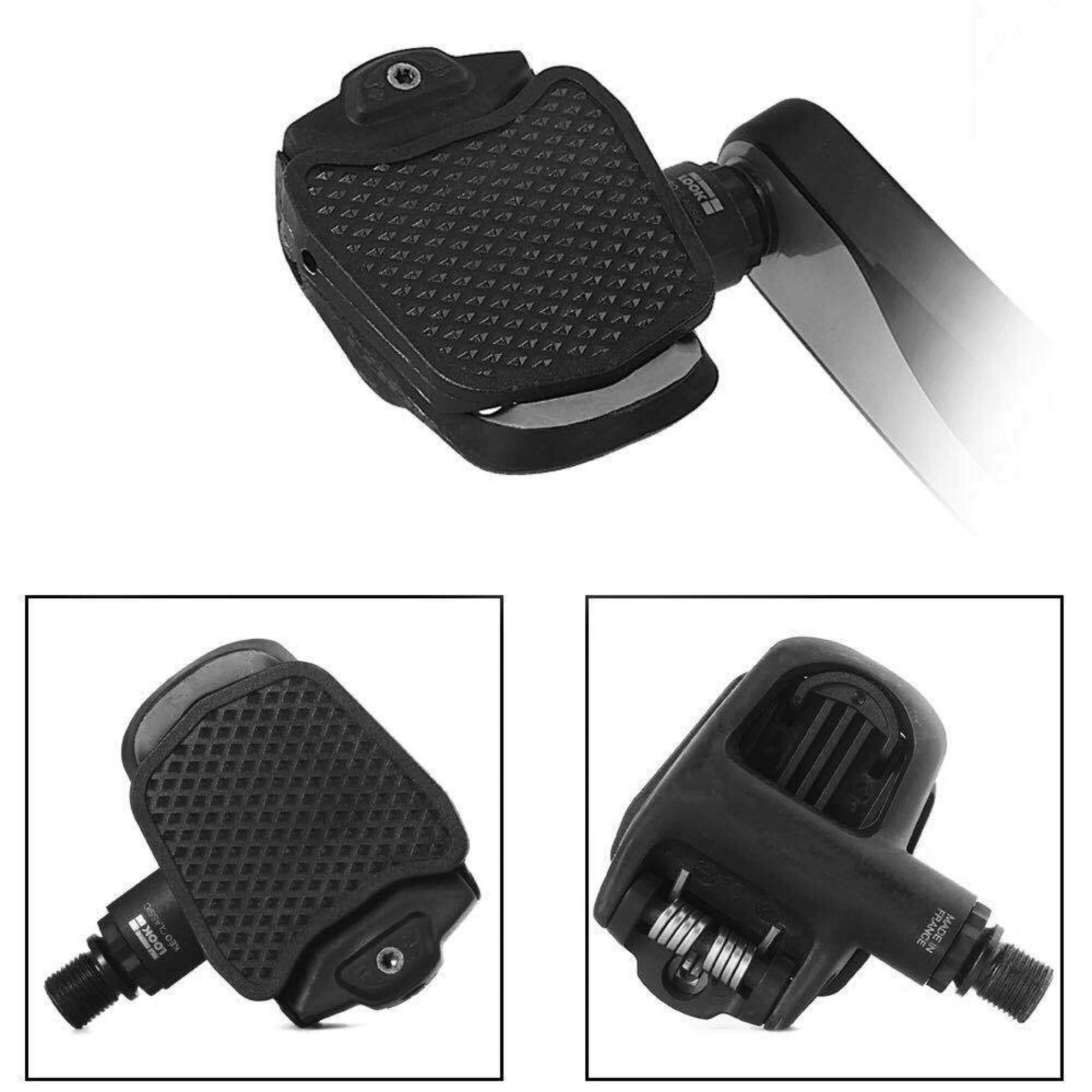 de pedales de bicicleta RICHY, Clips de autosujeción Ciclismo de Carretera sistema SPD y LOOK KEO, abrazadera de pedal para bicicleta