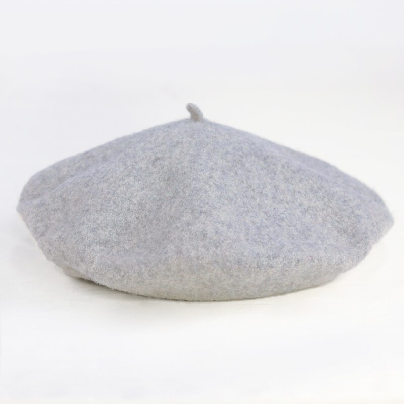 Szara tablica świetlna Beret dorywczo dopasowana czapka malarza gwiazda tego samego stylu kapelusz dyni jesienno-zimowa nowość: pale hemp grey