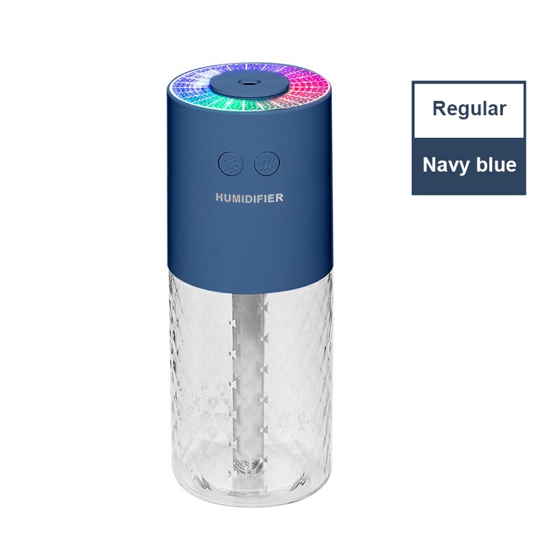 200Ml Luchtbevochtiger Usb Portbale Luchtbevochtiger Draadloze Diffuser Oplaadbare Luchtreinigers Essentiële Olie Schoner Huis: dark blue