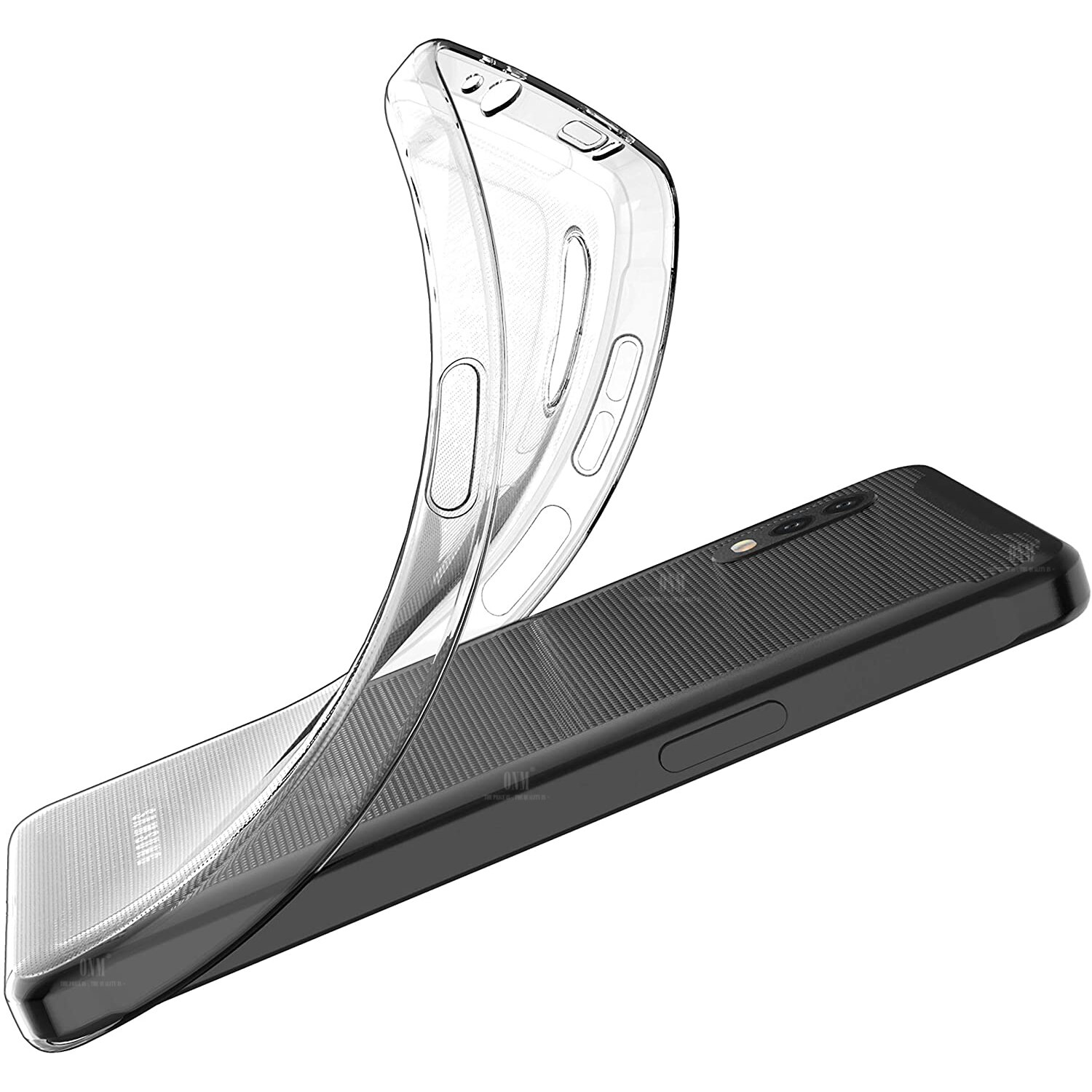 Coque pour Samsung Galaxy Xcover Pro TPU silicone clair ajusté étui souple pour Galaxy Xcover Pro couverture arrière transparente