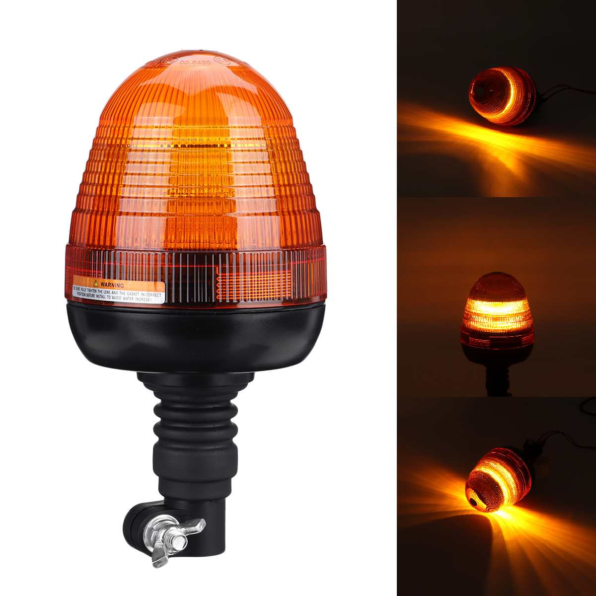 4 Modes Knipperend Noodwaarschuwing Led Car Truck Strobe Waarschuwingslampje Waterdicht Amber Baken Werken Light E9 Voor Tractor