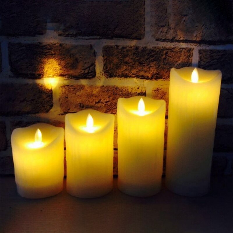 Remote Control LED Flameless Candle Lights Year Candles Battery Powered Led Tea Lights Easter Candle