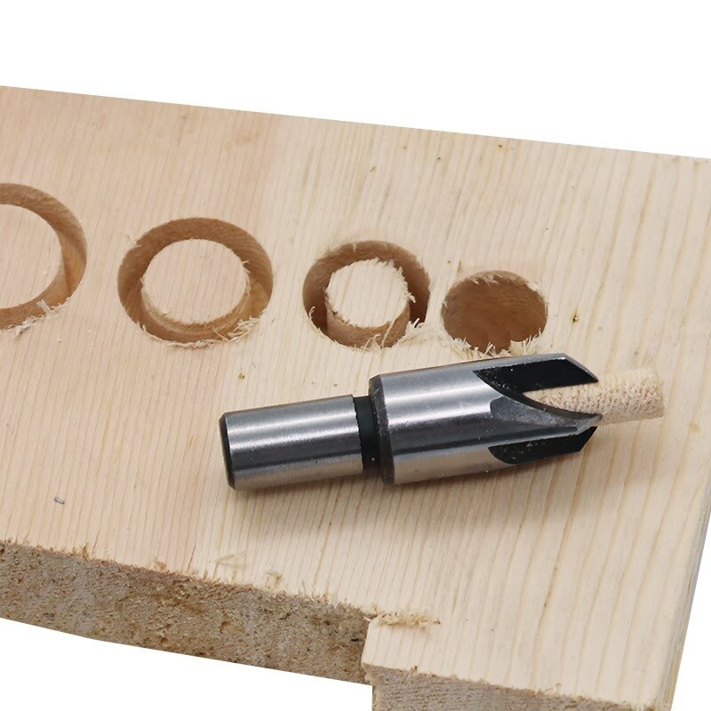 Foret à bois, Type griffe, menuiserie, perceuse à liège, 5/8 1/2 3/8 1/4, coupe-bouchon pour menuiserie, couteau à liège, outil à main en acier au carbone, 4 pièces