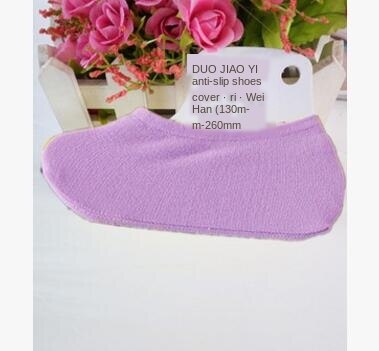 Magie Socken seicht Mund unsichtbar Kinder Boot Socken Silikon Anti-Schleudern Baby Mädchen Socken Frühling Sommer Super elastisch dünn Samt: Violett