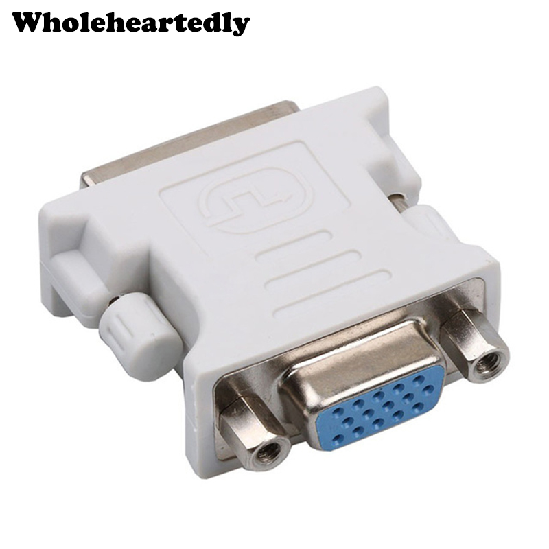 Brand DVI 24+5 Male to HD 15 Pin VGA Female Video Card Monitor LCD Converter Adapter