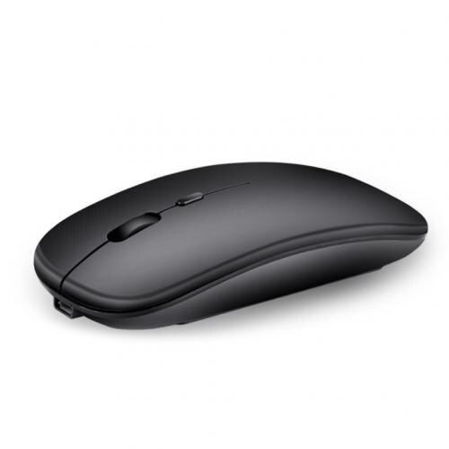 2.4G bezprzewodowy USB akumulator Bluetooth 5.0 cichy do gier myszka do PC Laptop: D