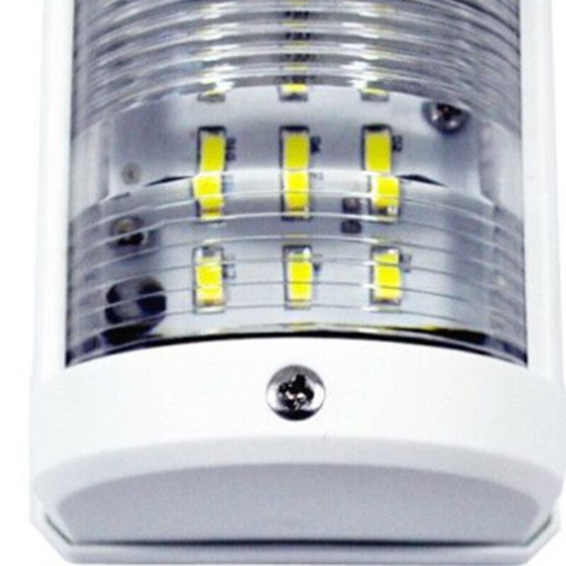 Boat 12V Navigation Lights White Stern Light Marine Safe Night Sailing Signal Lamp for Fishing Boat Yacht Pontoon