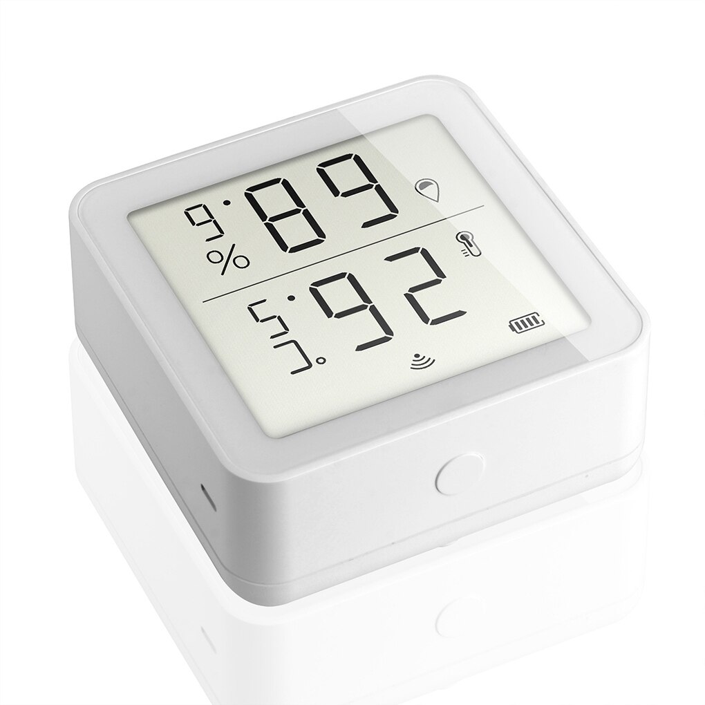 Tuya WIFI Temperature And Humidity Sensor Indoor Hygrometer Thermometer With LCD Display Support Alexa Google Assistant