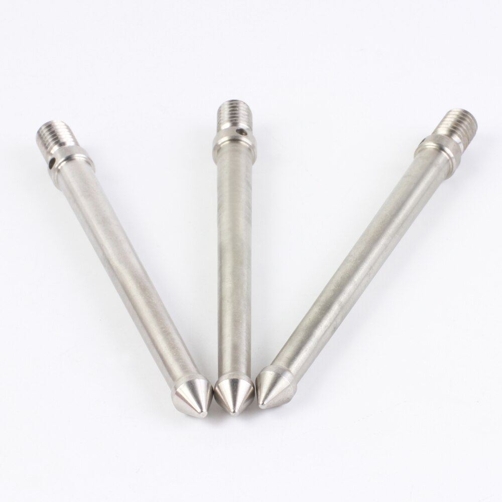 3pcs 12cm Extra Long Stainless Steel Tripod Spike Feet Toe fr Manfrotto Weifeng Gitzo Benro Carbon Fiber Monopod Camera Field