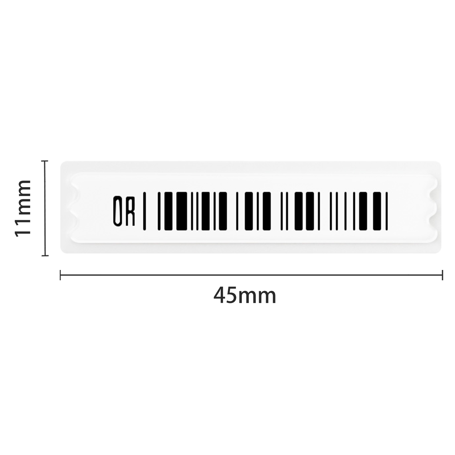 1.080pcs EAS AM etiquetas macias para supermercado anti-roubo 58kHz DR etiqueta adesiva para loja de varejo anti-roubo prevenção de perda de loja