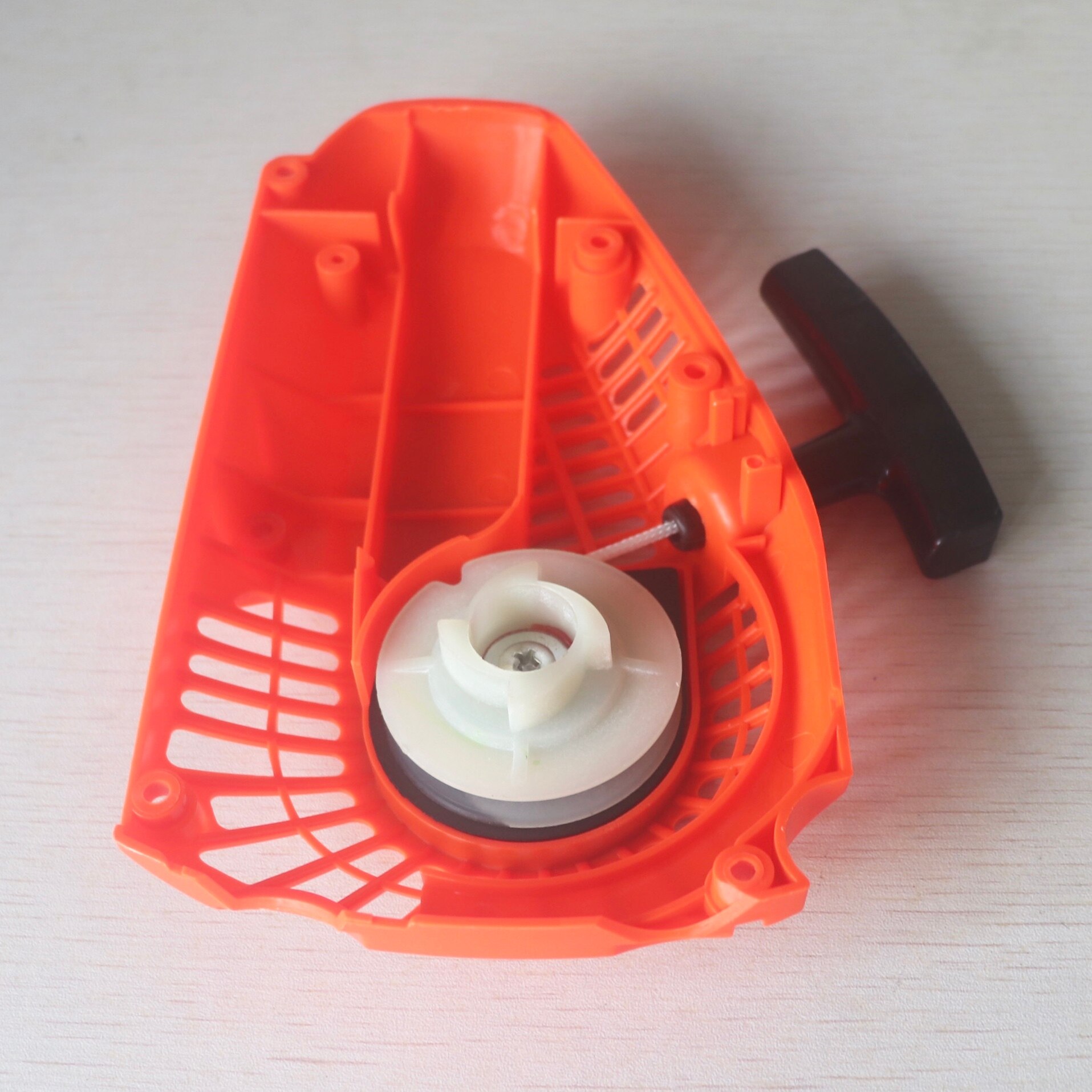 Couvercle Orange tirer 4 dents démarreur adapté pour 2500 25CC essence tronçonneuse remplacement