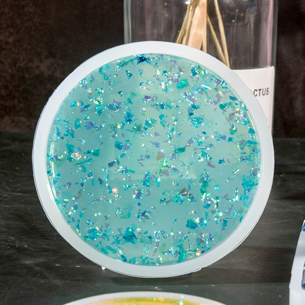 Fluid Art Round Petri Dish Silicone Mold Round Coaster Making Epoxy Resin Art Supplies Make Your Own Coaster Epoxy Resin Molds