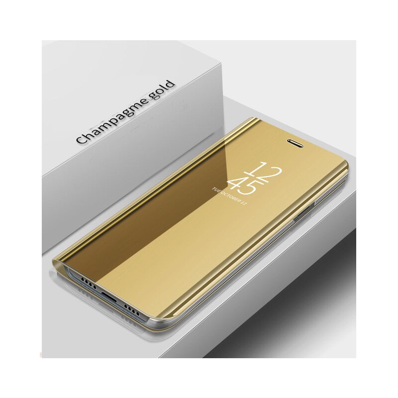 360° Smart Mirror Sleep Protective For Samsung Galaxy A03s A53 5G Case PC Flip Holder Shockproof Cover Samsong A 03s 53 A Fundas: For Samsung A03s / Golden 2
