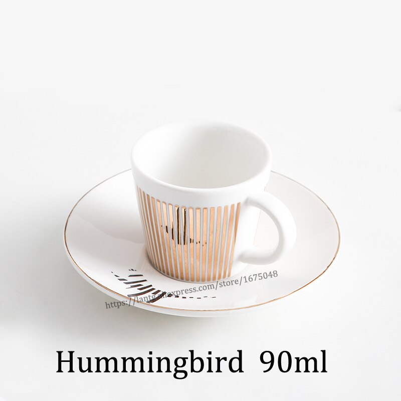Leopard Anamorphic Cup Mirror Reflection Cup Zebra Mug Luycho Coffee Tea Set With Coaster 90ml-220ml: 90ml8