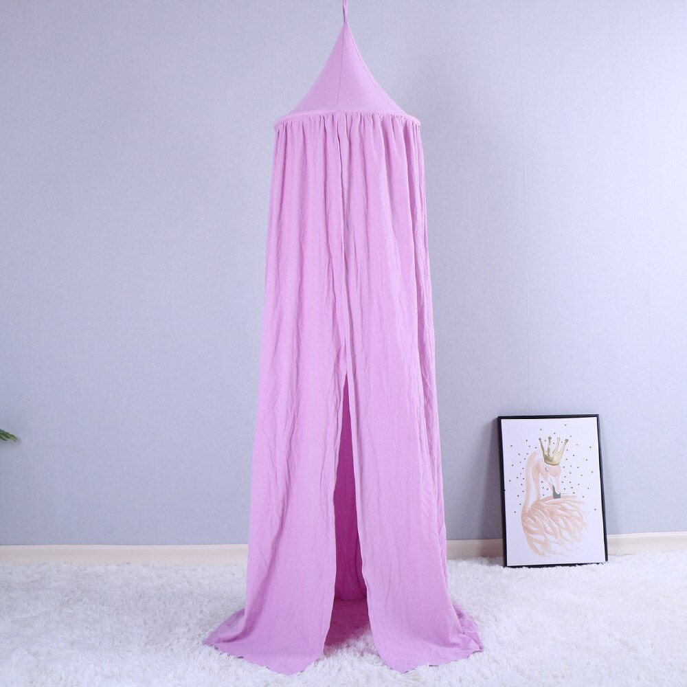 Lovely Baby Mosquito Net Photography Props Baby Room Decoration Home Bed Canopy Curtain Round Crib Netting Baby Tent Infant: 7