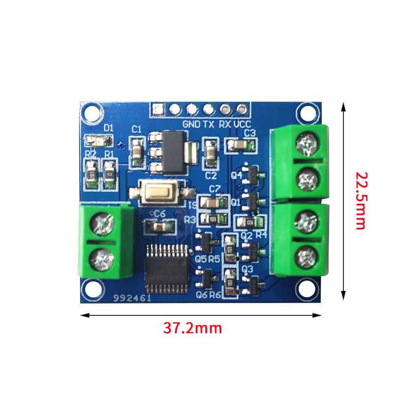 oben 3,3-5,0 V RGB Dimmer Modul LED Licht Dimmer Modulator Programmierbare PWM Regler für Arduino MOSFET Modul 9600Bps