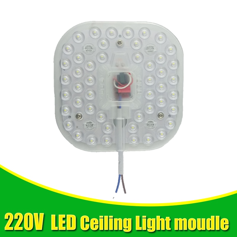 Vierkante Plafond Lampen Led Module AC220V 230V 12W 18W 24W Led Licht Vervangen Plafondlamp Verlichting bron Handig Installatie